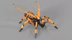 Robot wasp mechanical 3D model