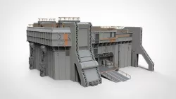 sci-fi architecture 5 3D model