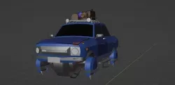 Sci-fi Car 3D model