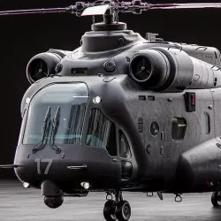 Sci Fi Cargo Helicopter 3D model