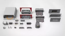 sci-fi door collection 3D model