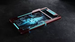sci-fi tablet Low-poly 3D model