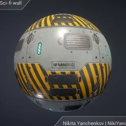 Sci-fi wall Texture