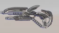 SciFi - One-Hand Shotgun Low-poly 3D model