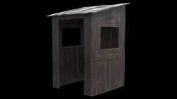 shack wooden 3D model