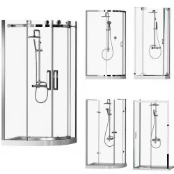 Shower corners Cezares set 1 3D model