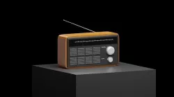 Simple Classic Radio 3D model