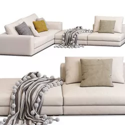 Sofa Hamilton By Minotti 3D model