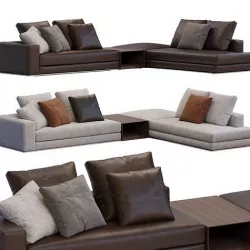 Sofa Hamilton By Minotti 3D model