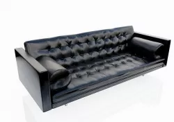 Sofa Minimal Magister leather couch Flexform 3D model