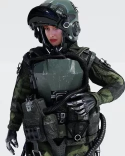 Space mech pilot 3D model