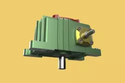 SPEED REDUCER GEAR BOX WORM HELICAL WPX 3D model