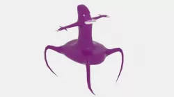 Spider Alien Low-poly 3D model