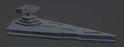 Star destroyer 3D model