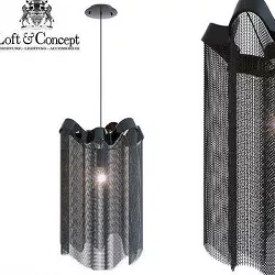 suspended light atlantis chain black 3D model