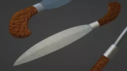 Sword - Barong Sword Low-poly 3D model