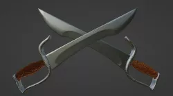 Sword - Butterfly Sword Low-poly 3D model