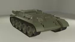T-34T Recovery vehicle version 1 Low-poly 3D model