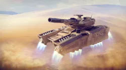 Tempest Hover Tank Low-poly 3D model