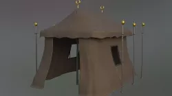 Tent v01 3D model
