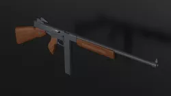 Thompson M1 Submachine Gun 3D model