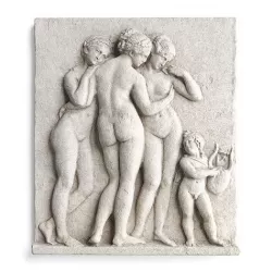 Three graces wall panel 3D model