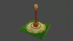 Town Clock  3D model