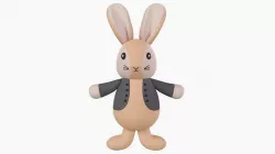 Toy bunny boy 3D model
