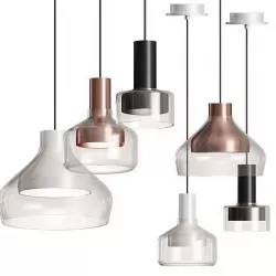 Trace Pendant Lamp by Blu Dot 3D model