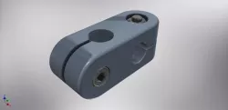 Two connector clamps 3D model