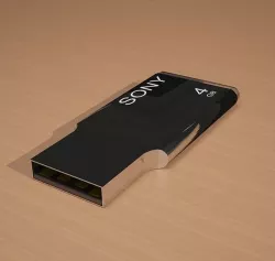 USB pedrive  Low-poly 3D model