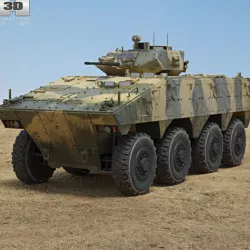  VBCI Vehicle 3D model