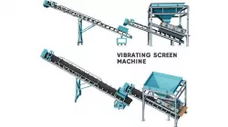Vibrating Screen Machine for Concrete Batching Plant 3D model
