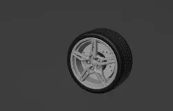 wheel 3D model