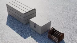Wooden boxes 3d model Low-poly 3D model