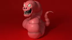 Worm terror  3D model