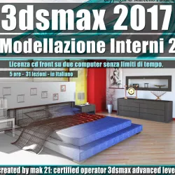 010 3ds max 2017 Modellazione Interni 2 v10 cd front 3D model