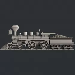 3d STL models for CNC router train 3D model