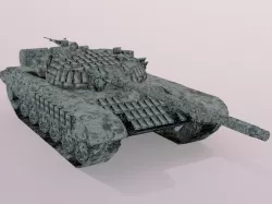 3d T72b Tank For Game Modeling And Designing 3D model