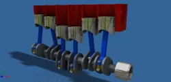6 Cylinder with Sectioned Block