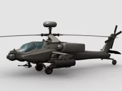 Apache Helicopter 3D model