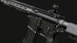 AR-15 Low-poly  3D model