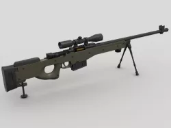 AWP Sniper Rifle 3D model