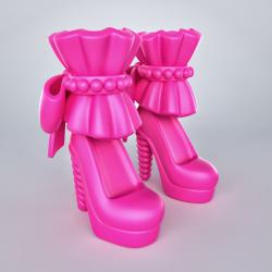 Barbie Comb 3D model