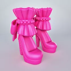 Barbie Heels 3D model