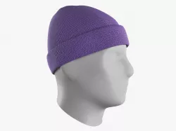 Beanie Hat Low-poly  3D model