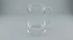 Beer glassware Low-poly  3D model
