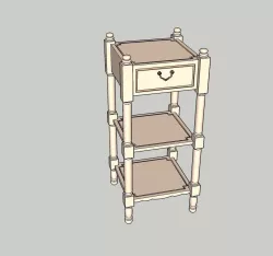 bookcase 3D model