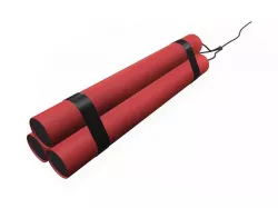 bundle of dynamites 3D model