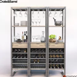 Cab Wine Tower 3D model